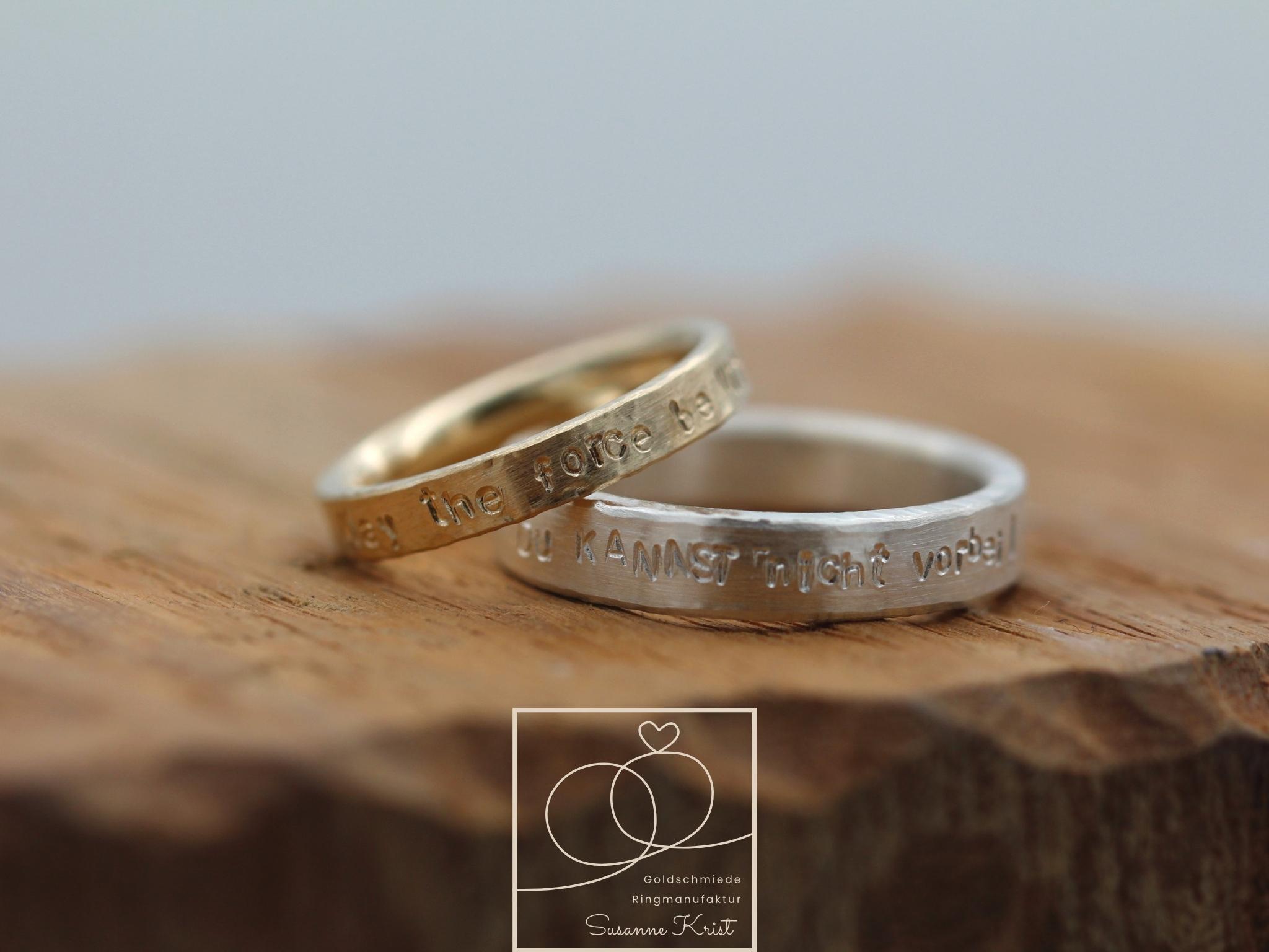 Trauringe Starwars Herr der Ringe